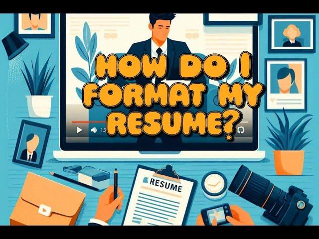 How do I format my resume professionally? #resume #jobs #jobsearch