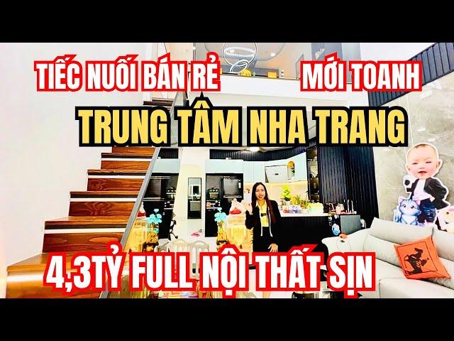 TIẾC NUỐI BÁN RẺ NHÀ ĐẸP MỚI TOANH GÓC 2 MẶT TIỀN FULL NỘI THẤT SỊN TRUNG TÂM NHA TRANG GẦN BI