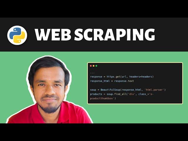 Easy Web Scraping With Python Beautifulsoup For Beginners (Python Project)