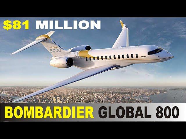 Inside the $81 million Bombardier Global 8000 | Ultra Long Range private jet