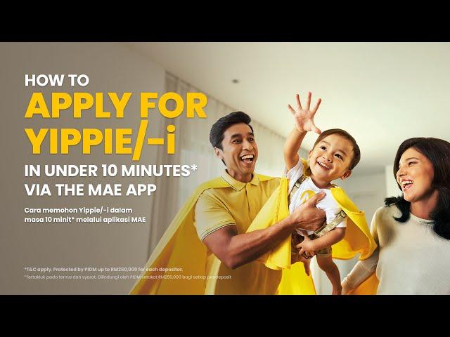 MAE 101 - How to apply for Yippie/-i online in under 10 minutes*!