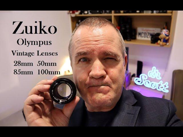 Olympus Zuiko - The Light of God - Vintage Lenses - 28, 50, 85, and 100mm