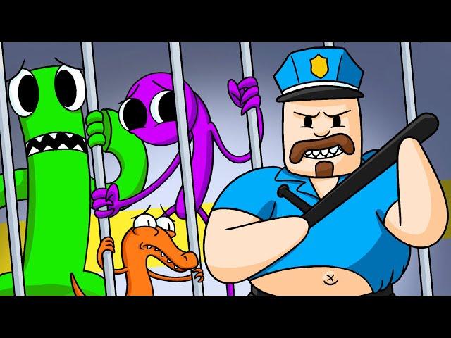 RAINBOW FRIENDS are TRAPPED in BARRY's PRISON?! (Cartoon Animation)