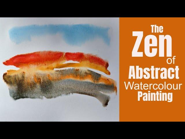 Inspiring Abstract Watercolor Landscape Painting / Fall Colors 2019