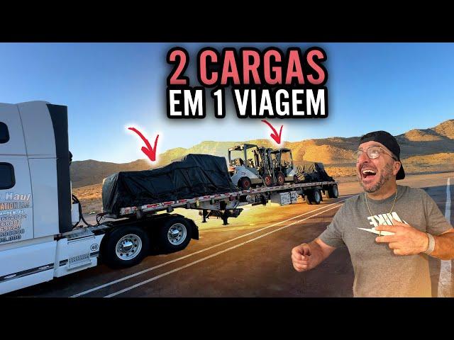 CONSEGUÍ DUAS CARGAS EM UMA VIAGEM