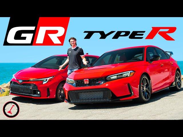 Honda Civic Type R vs Toyota GR Corolla / No Excuses!