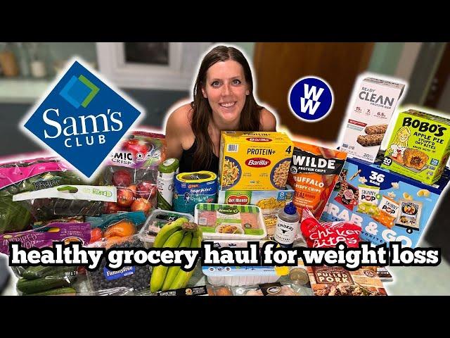 Healthy Sam's Club Grocery Haul | WeightWatchers Points & Calories | Weight Loss Journey