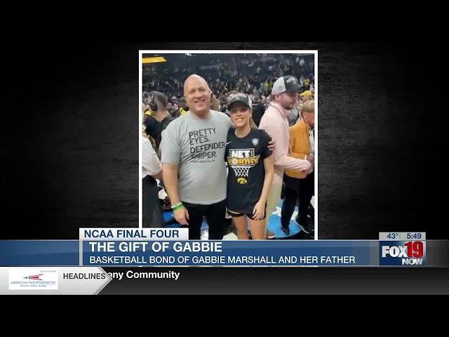 Basketball bond between Gabbie Marshall and her father