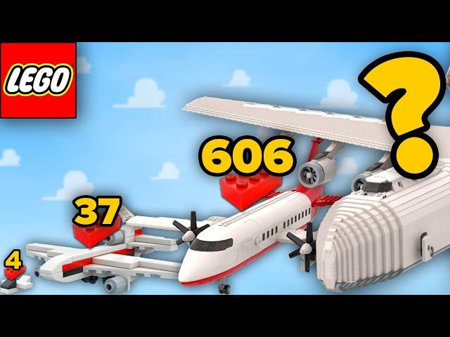 LEGO Aircrafts in Different Scales | Comparison