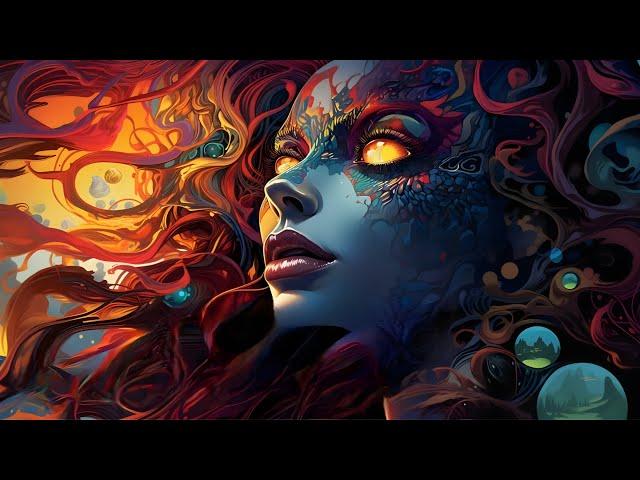 Psychedelic Trance - Electric Samurai  Space Hemp / T.H.C. mix 2023 (AI Graphic Visuals)