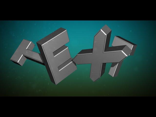 3D text animation in After Effects (NO Plugins) 2020