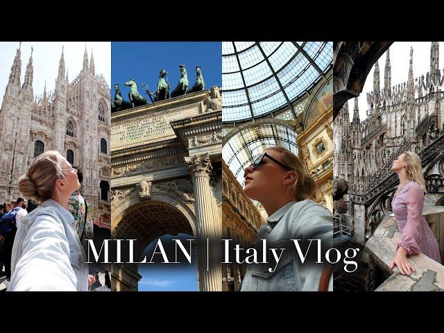 MILAN ITALY VLOG 2024 | things to do, places to eat, walking guide and what I think (back in Europe)