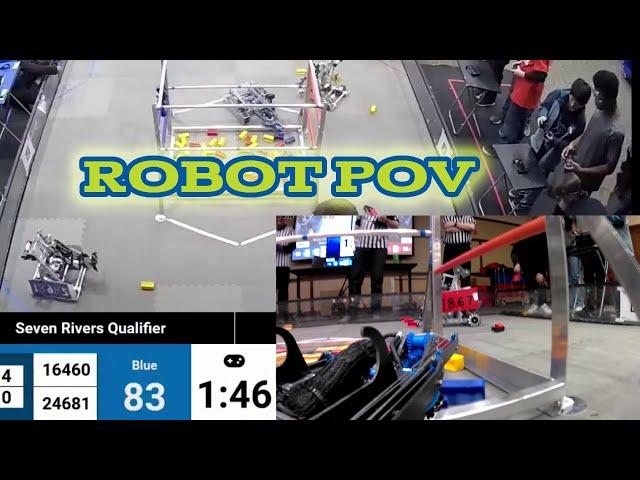 FTC Match With ROBOT POV - Seven Rivers Qualifier - GEarheads #16460