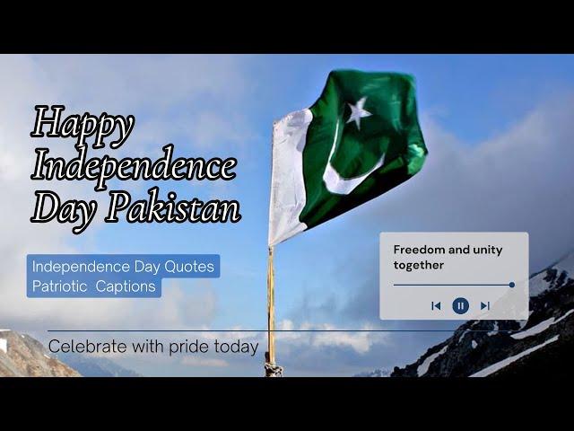 14 August Quotes For Whatsapp | Inspiration Independence Day Quotes & Captions In English