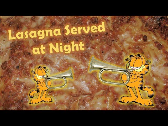 Lasagna Served at Night