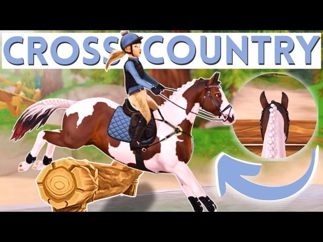 Tack Up and Ride Cross Country With Me! A Few Close Calls... II Star Stable Realistic Roleplay