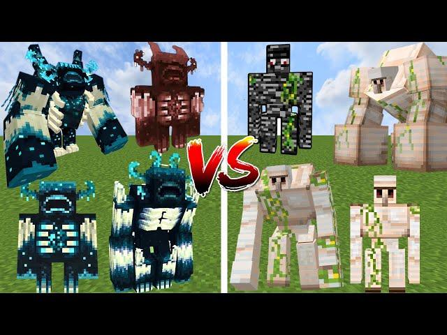 IRON GOLEM vs WARDEN AT EVERY AGE | Minecraft Mob Battle