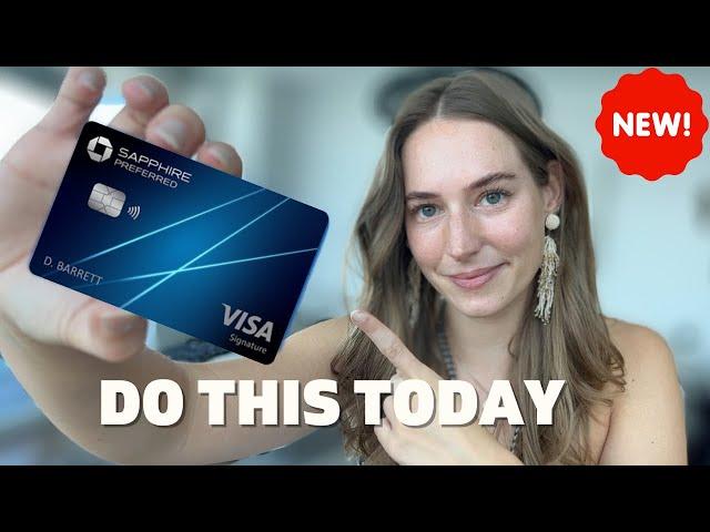 Chase Sapphire Preferred: 17 Actions You Must Take ASAP With This Credit Card