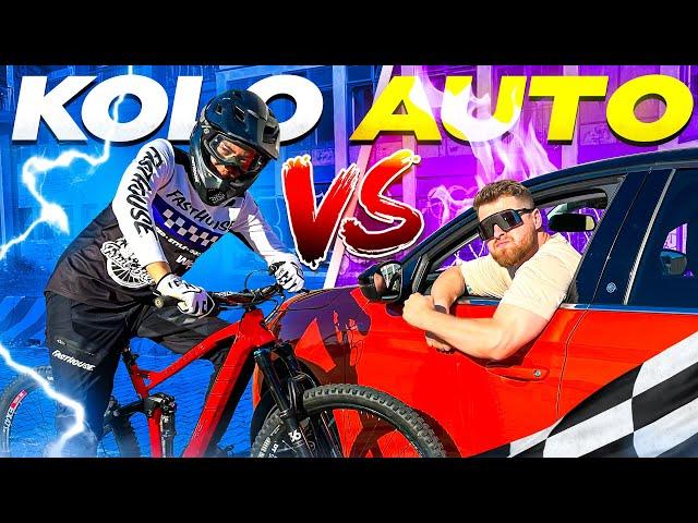 KOLO vs. AUTO - CO JE RYCHLEJŠÍ VE MĚSTĚ? *Závod*