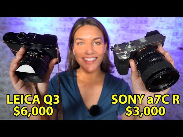 60 MEGAPIXEL Travel Cameras: Leica Q2 & Q3 vs Sony a7C R