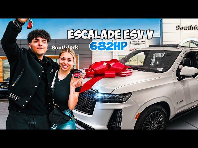 WE BOUGHT A 2023 CADILLAC ESCALADE ESV V!! (682 HP SUPER SUV)