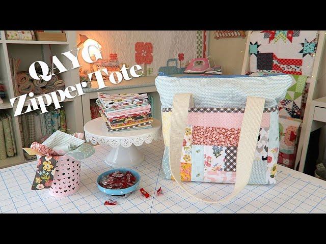 QAYG Zipper Tote Bag // TUTORIAL