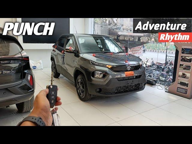 Tata Punch Adventure Rhythm 2025 ️| मात्र ₹7.35 लाख में ले जाए Tata Punch का Most Selling Variant 