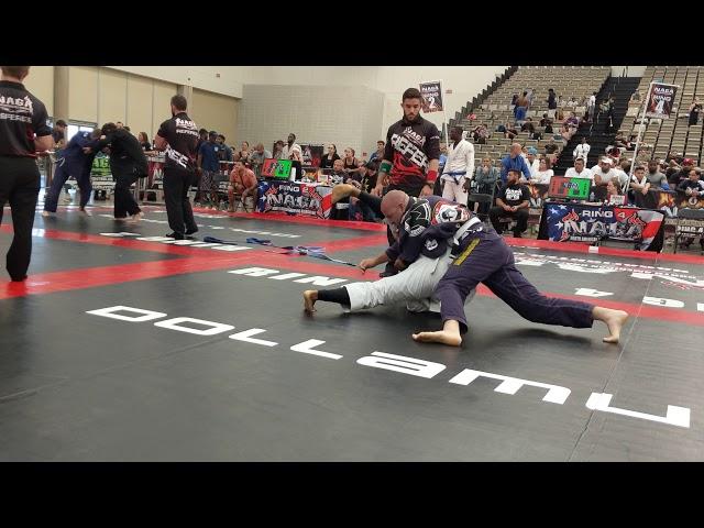 First BJJ Competition - Masters White Belt Match 2 -180-189lbs