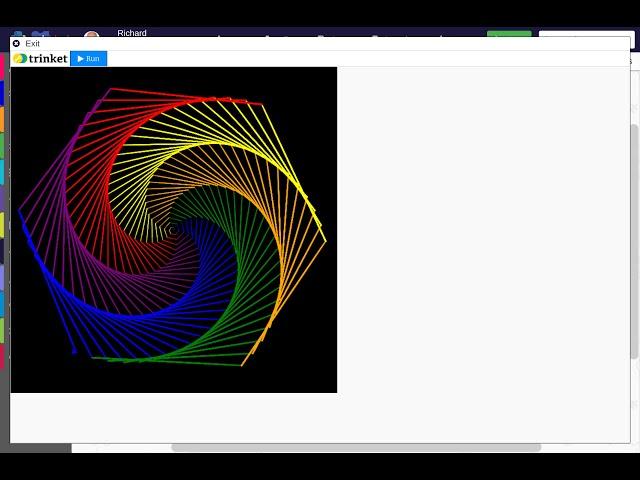 Edublocks, Python and Turtle patterns