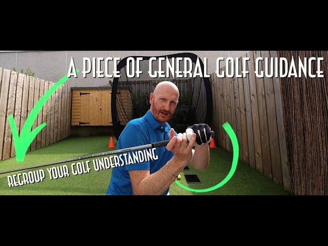 This is NOT a Golf Instruction video it's a general guidance