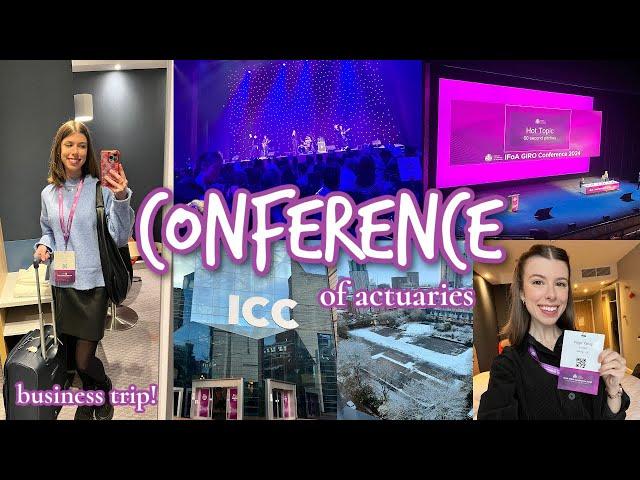 ACTUARIAL CONFERENCE DEBUT (IFoA GIRO 2024 vlog in Birmingham)