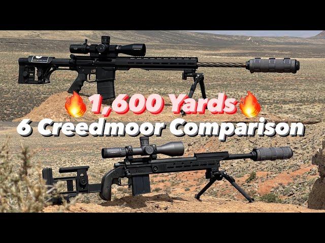 6mm Creedmoor Head To Head 1,600 Yards!