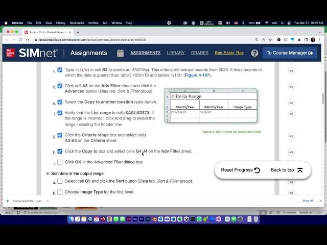 02 SIMnet Excel   Ch 4   Guided Project 4 3 part 2 gomel