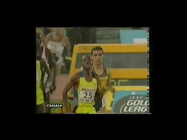 Hicham El Guerrouj 1500m World record (14/07/1998 Roma Golden League)   High Quality