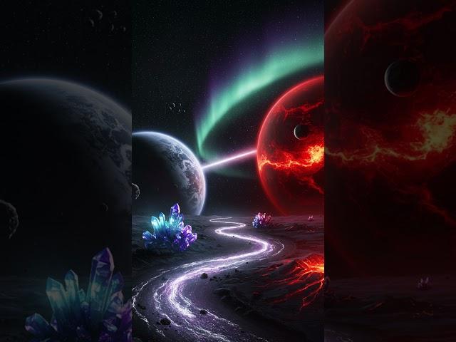 Drift Through Space | 5 Cosmic Worlds with Relaxing Music [4K]