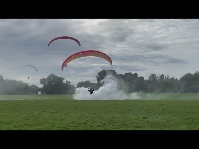 Paramotor Smoke Bomb Craziness PLC Worcester 2021