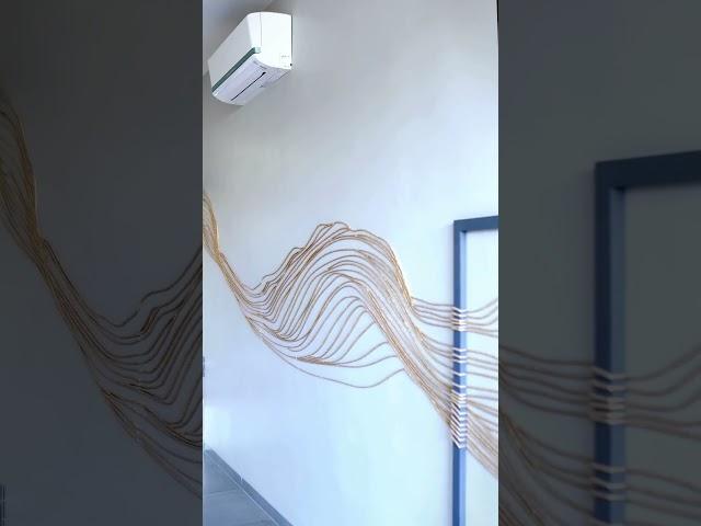 The Golden Waves - Sculptural Art That Redefines Modern Interiors