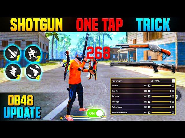 Shotgun Headshot Trick 2025 | M1887 Headshot Trick | Free Fire Me Headshot Kaise Mare | Khuni Gamer