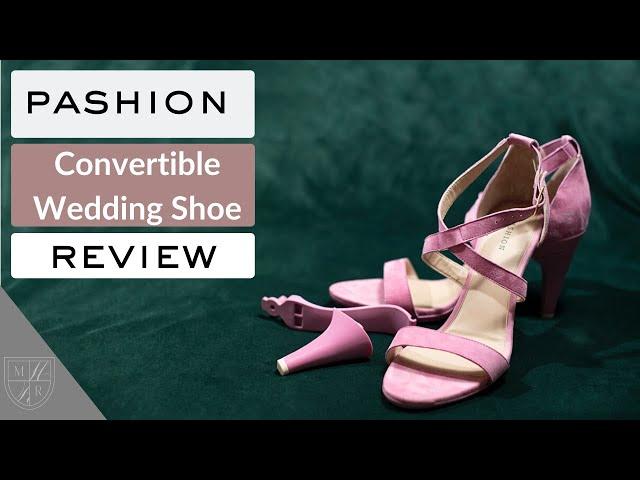 Comfortable Wedding Shoes for Brides | Pashion Convertible Heels Review