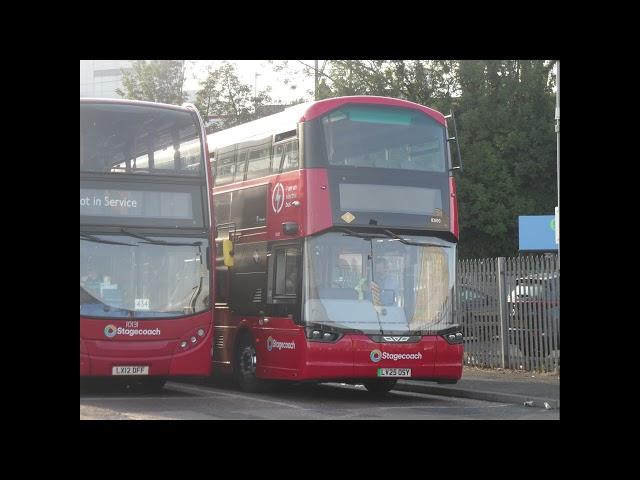 Brand NEW Wright Zero Vision Electroliner Stagecoach London 82100 LV25OSY on the Route 86 at Romford