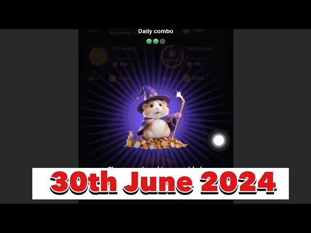 How To UNLOCK 30th June Hamster Daily Combo Cards Today  and CLAIM your 5MILLION HAMSTER COIN