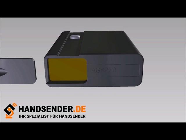 Ansonic Handsender - altes Gehäuse öffnen