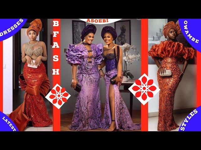 2024 Stunning Asoebi Lace Styles For Classy Ladies |African Design |Asoebi Dresses For Owambe Party