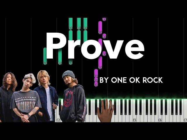 Prove by ONE OK ROCK - BEYBLADE X opening piano cover + sheet music & lyrics