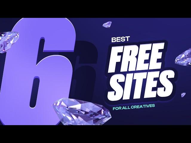 Best 6 FREE Hidden Gem Sites for Graphic Designers! (2024)