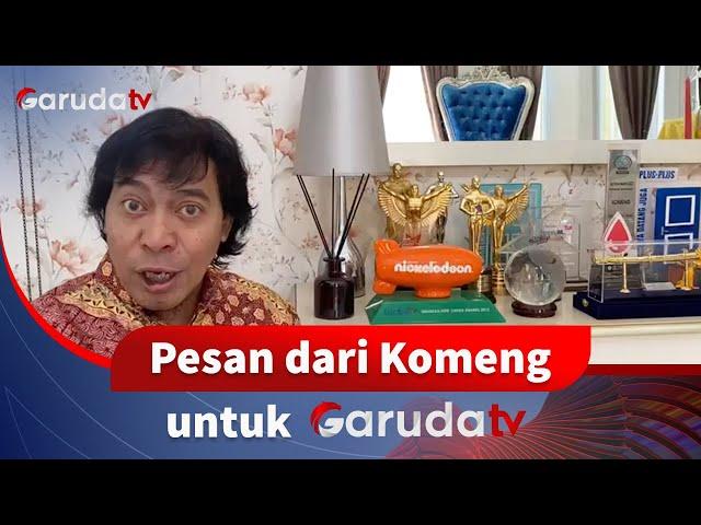 Pesan Komeng untuk Garuda TV