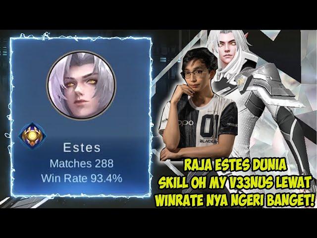 No 1 Estes Dunia Lebih Jago Dari OhmyV33nus SKill nya! Ga Mati2 Walau DiIncer Musuh - Mobile Legends