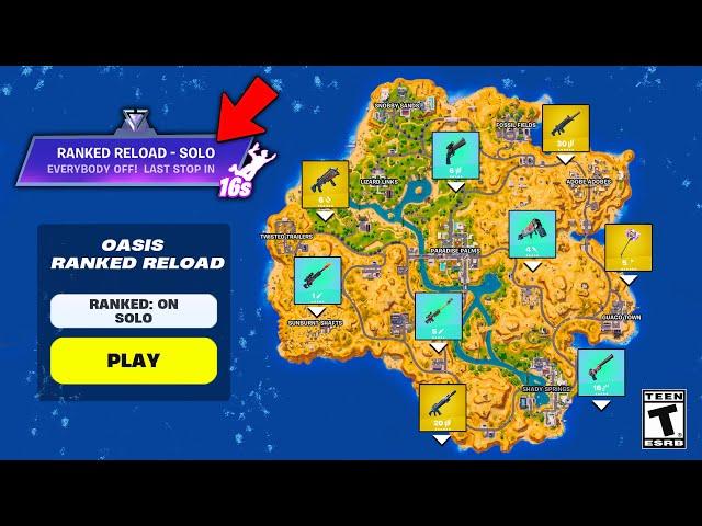 The NEW HUGE FORTNITE RELOAD Update! (New Map, Mythics & Solos)