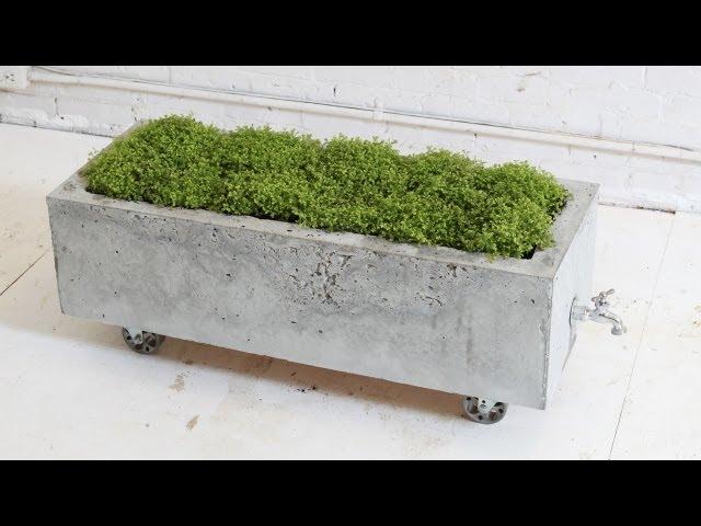 DIY Concrete Planter,, Episode 16, HomeMade Modern