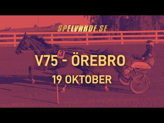 Uppsnack V75 Örebro 19/10